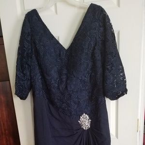 Zaxants Blue Mother of the Groom Gown Never Worn